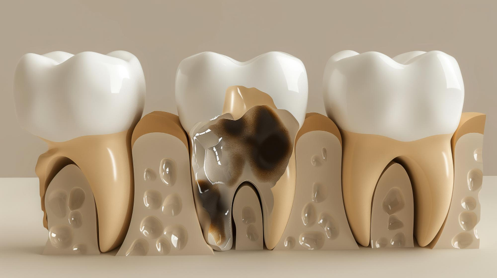 Кариес в стадии пятна