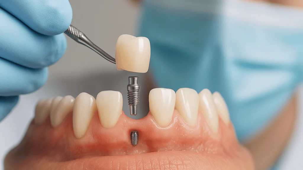 Сколько можно ходить с временными коронками на имплантах