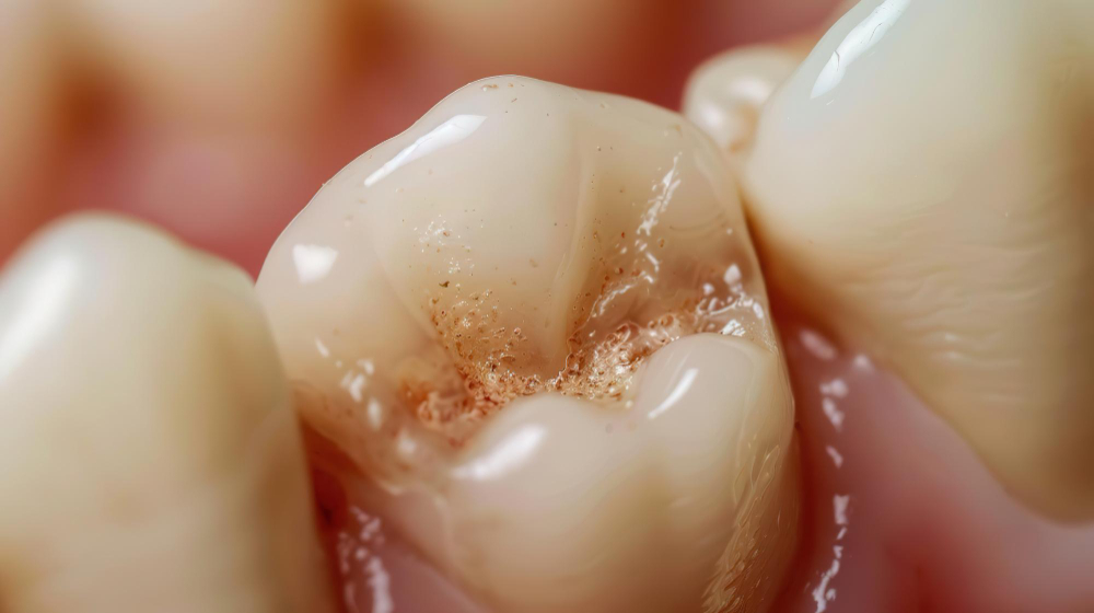 Кариес в стадии пятна